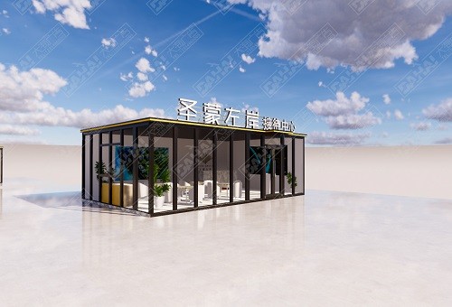 濟(jì)寧圣蒙左岸臨售展廳